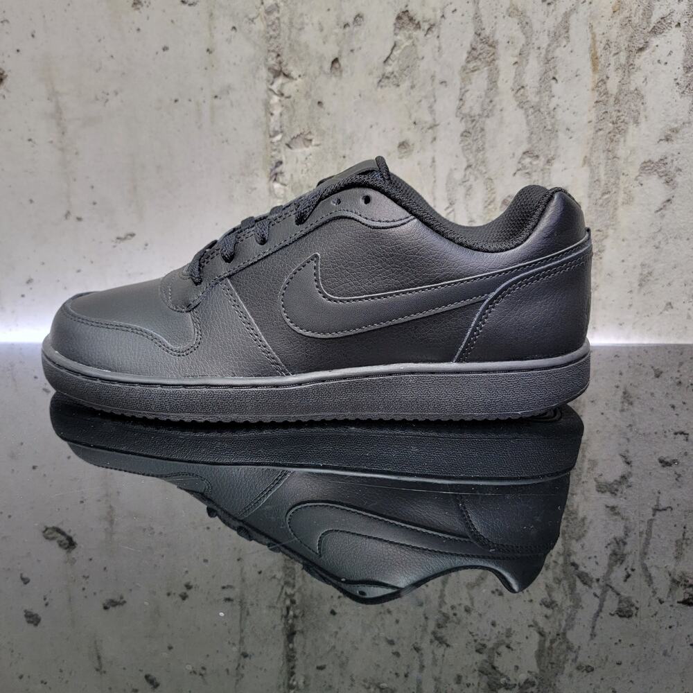 Nike Retro Low Top Sneakers Triple Black Size 9 New Without Box